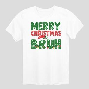Merry Christmas Bruh Shirt Women Holiday Unisex Tees Casual